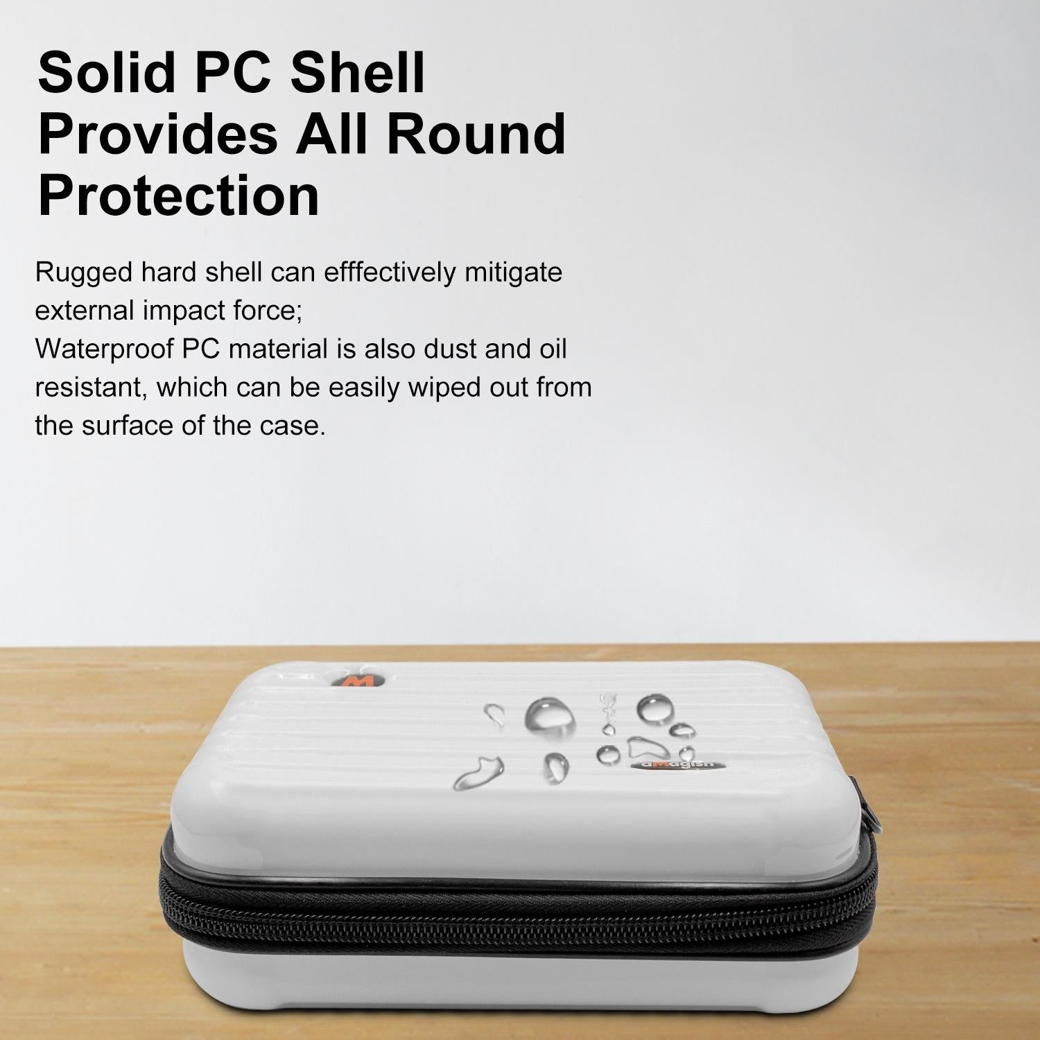 Small Organizer Bag for Sports Camera Accessories 18.5 x 11.5 x 6cm - Yellow