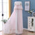170cm Vertical Lace Air Conditioner Dust Cover - Round Column - Pink