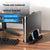 Versatile Laptop Stand with Storage and Cooling - Desktop Heightening Rack - White