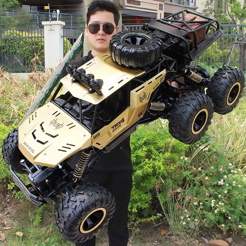 4wd Oversized Alloy Six Wheel Vehicle Rc Car - Gold