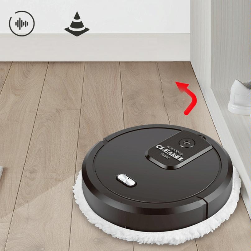 Smart Mopping Robot with Humidifier & Aroma Diffuser - White