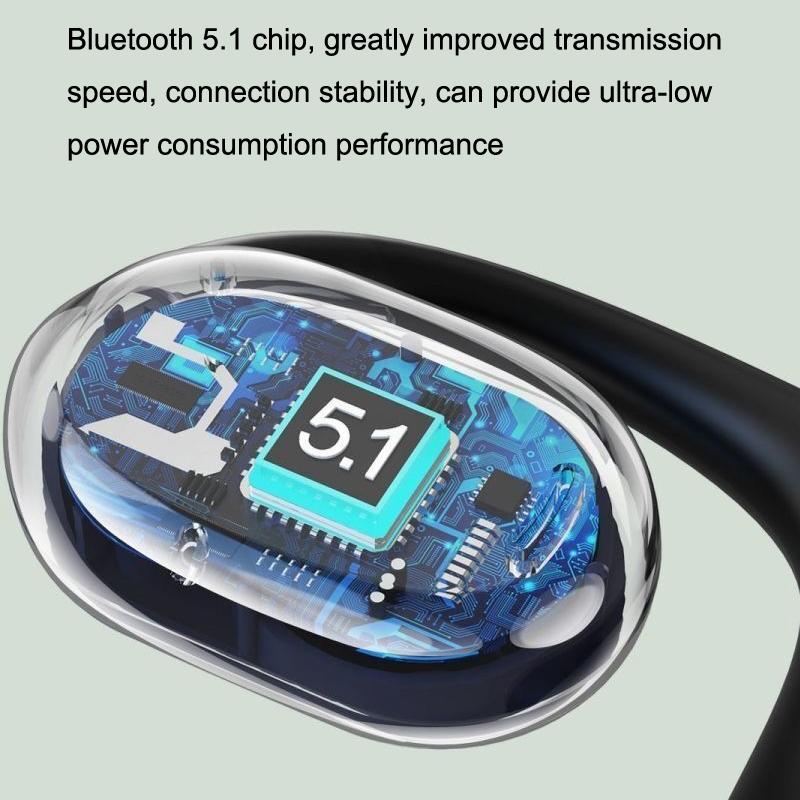 Wireless Bluetooth Sports Earphone - Js270 Hanging Ear Design - White