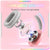 Rgb Light Gaming Headset 2M Cable - Pink