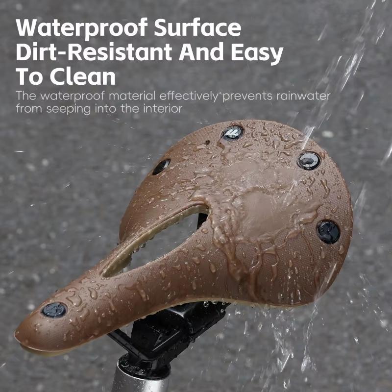 Breathable Bike Saddle For Comfortable Cycling - Brown