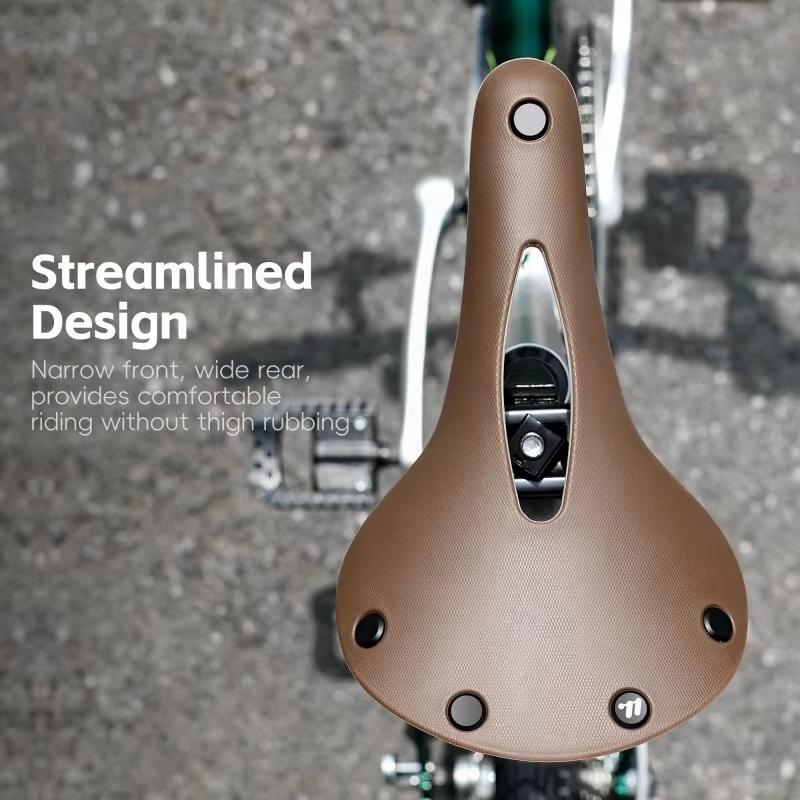 Breathable Bike Saddle For Comfortable Cycling - Brown