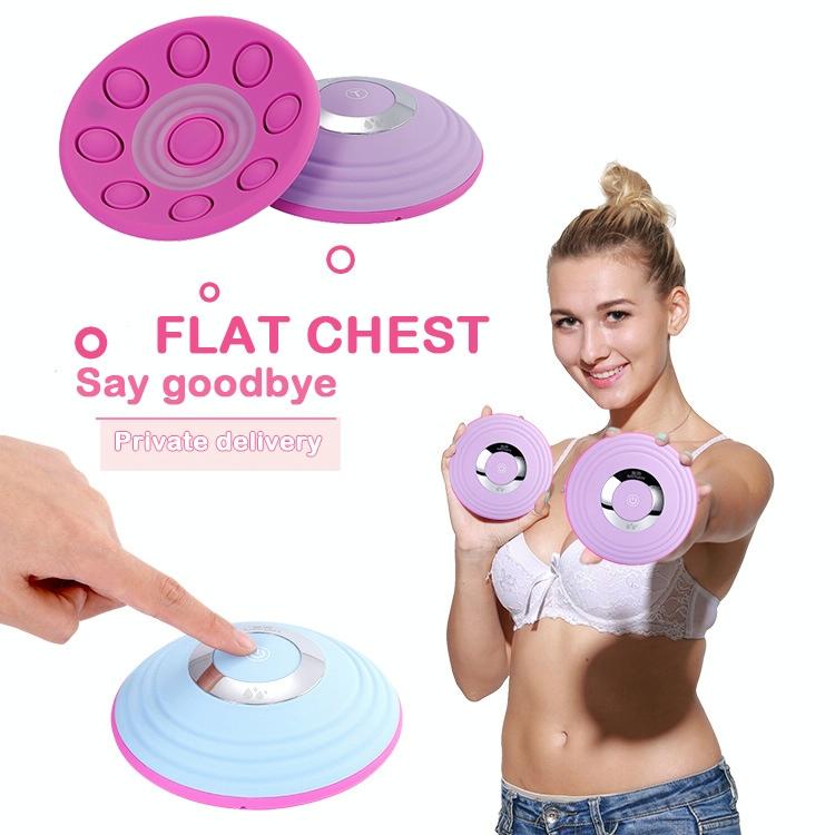 Anti-Sagging Bluetooth Breast Massager Remote Control Purple