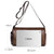 Waterproof Men Crossbody Backpack Large Capacity - Brown