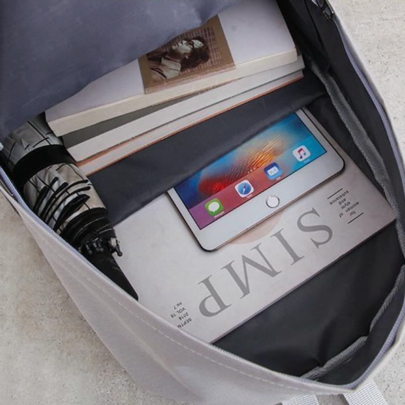 Versatile 4-piece Travel Backpack Set - Black