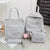 Versatile 4-piece Travel Backpack Set - Black