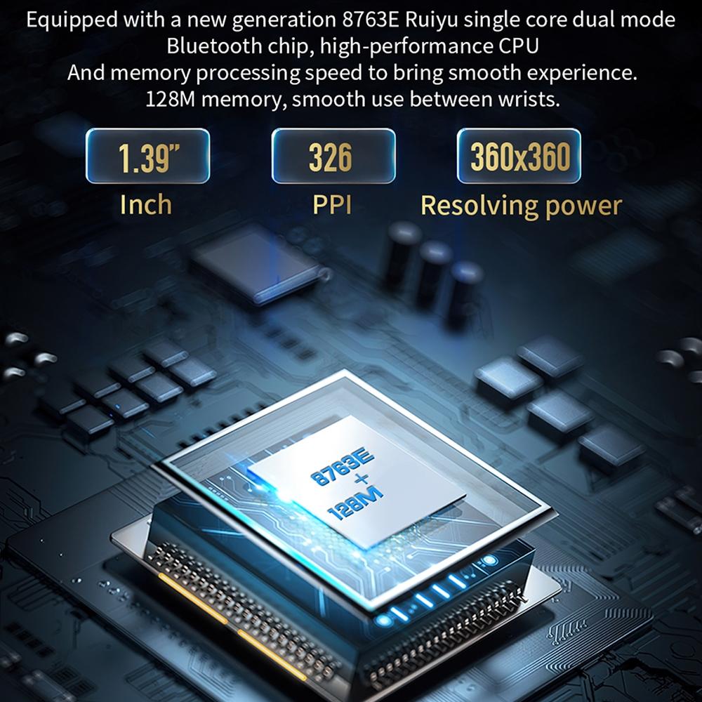 Smart Wristband With Waterproof Heart Rate And Blood Pressure Monitoring - Grey