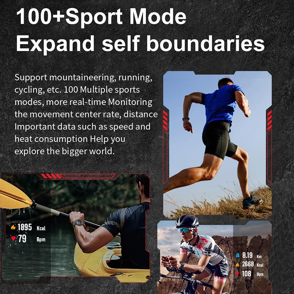 Smart Wristband With Waterproof Heart Rate And Blood Pressure Monitoring - Grey