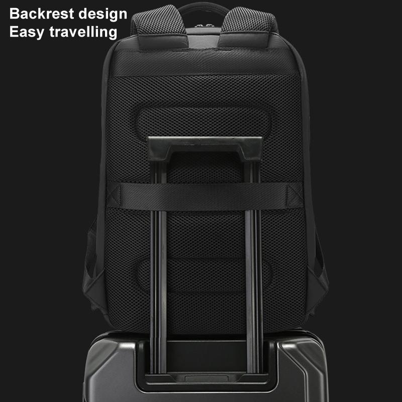 Men Commuter Laptop Backpack - Gray