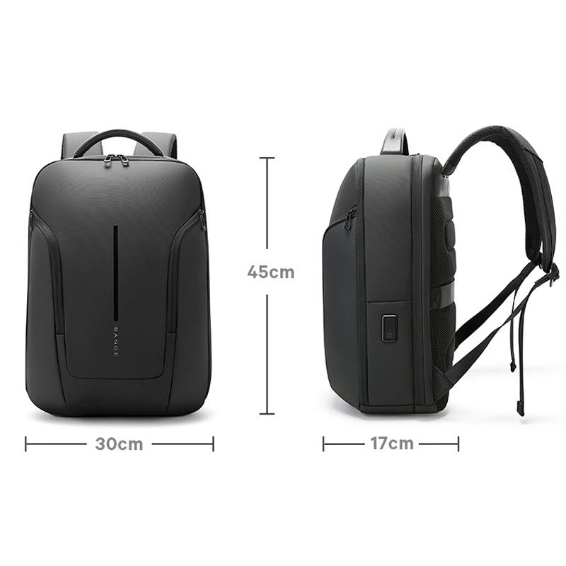 Men Commuter Laptop Backpack - Gray