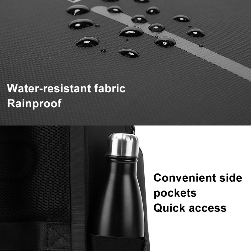 Men Commuter Laptop Backpack - Gray