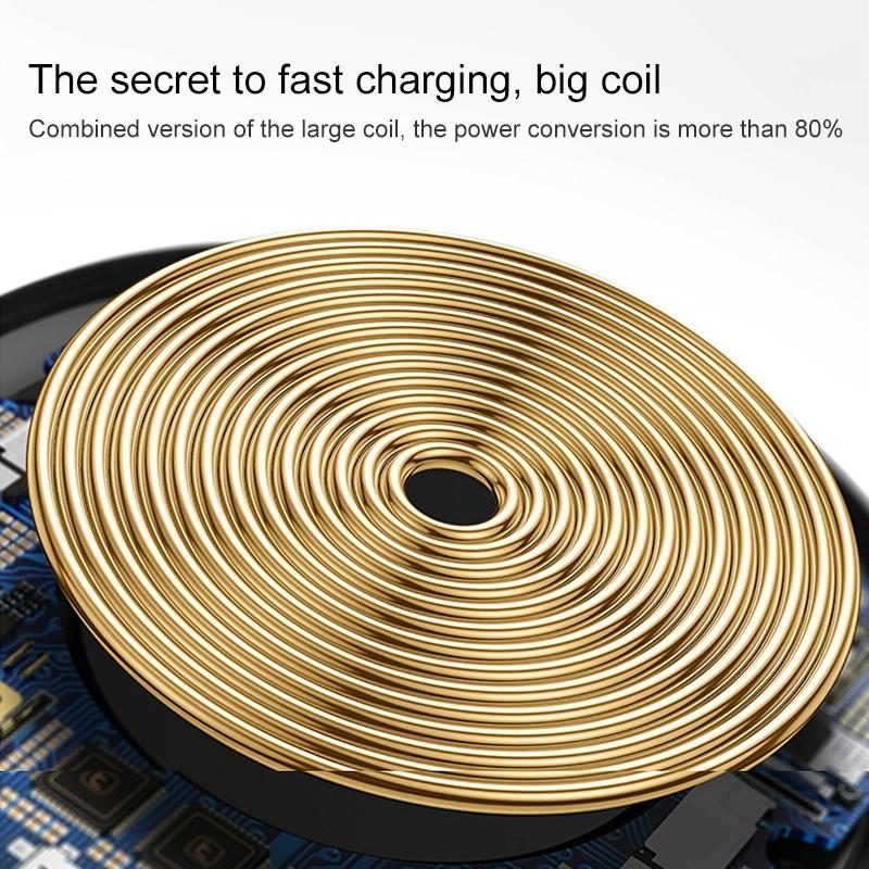 10W 3 In 1 Vertical Wireless Charger - White