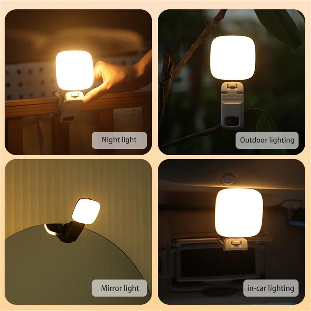 Usb Charging Led Beauty Fill Light for Mobile Phone Live Camera - White