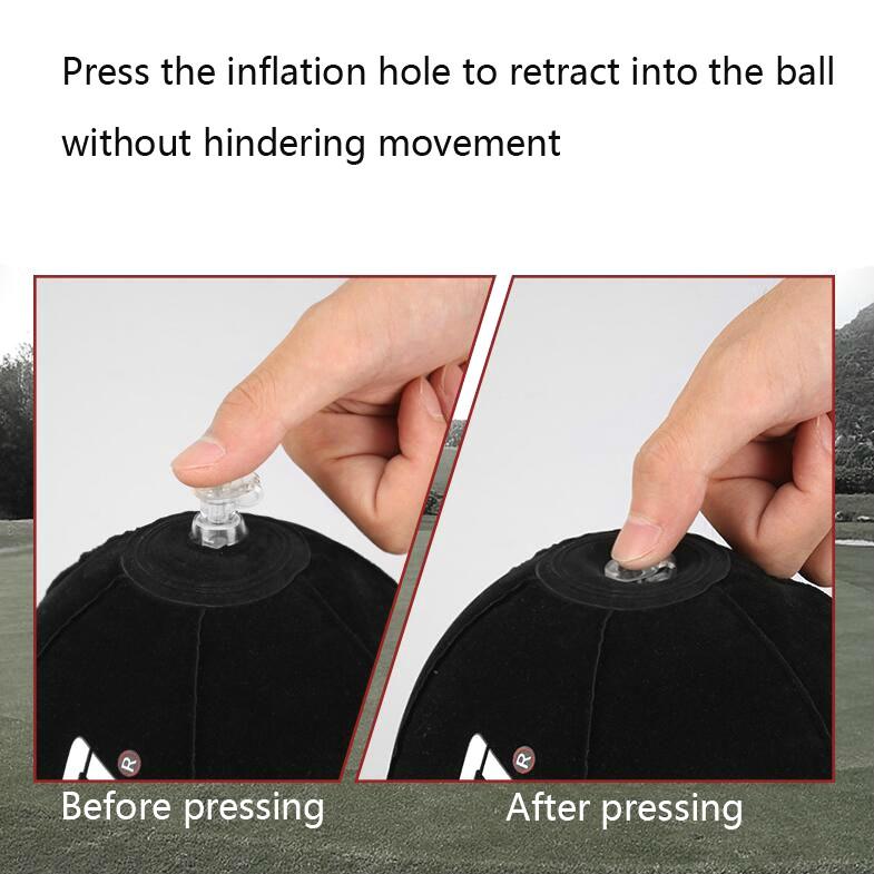 Improve Golf Swing with Inflatable Arm Trainer - Gray