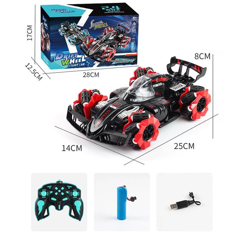 4wd Horizontal Spray Rc Car - 2.4g Remote Control - F1 Red