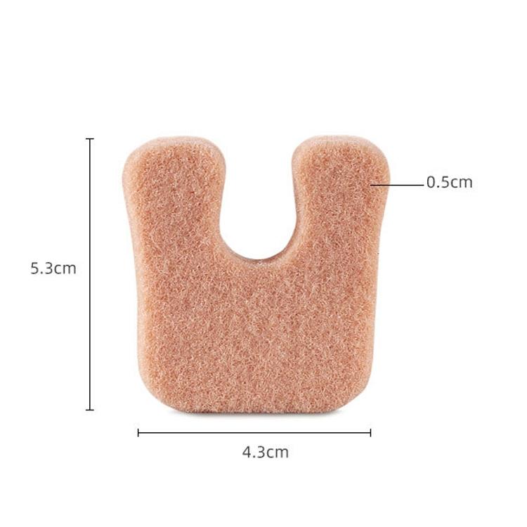 U-Type Sheep Felt Hairy Stickers Skin Colour - Skin Colour