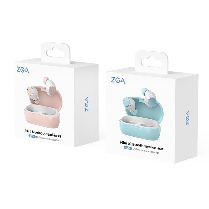 Mini Wireless Bluetooth Earphone - Zga Gs14 Candy - Blue