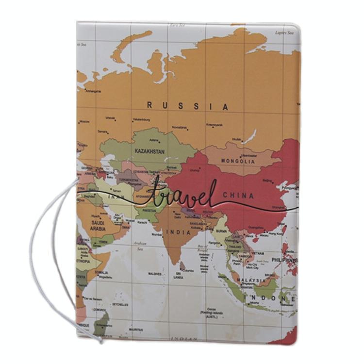 Passport Cover For Travel Abroad 3D Map Design - Tr-03