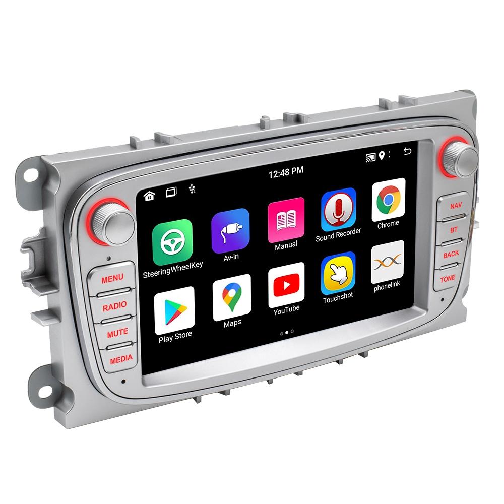 7 Inch Android Navigation Radio For Ford Focus - Bluetooth Rds 1 + 32G - Silver 1 + 32G