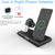 15W Wireless Fast Charge Stand With Clock And Folding Design-White