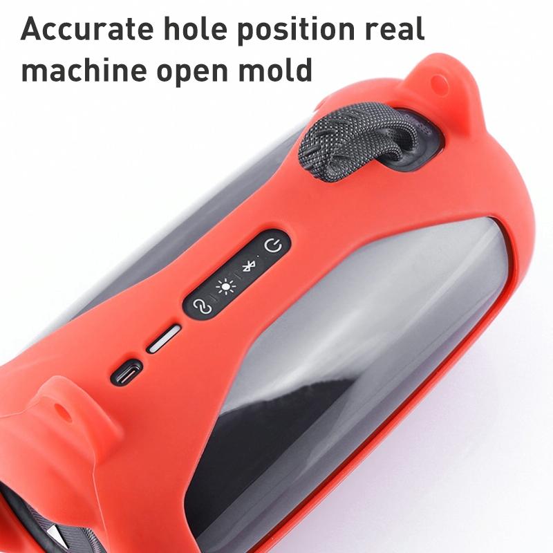 Jbl Pulse 5 Bluetooth Speaker Case with Shoulder Strap - Colourful Light Effect - Red