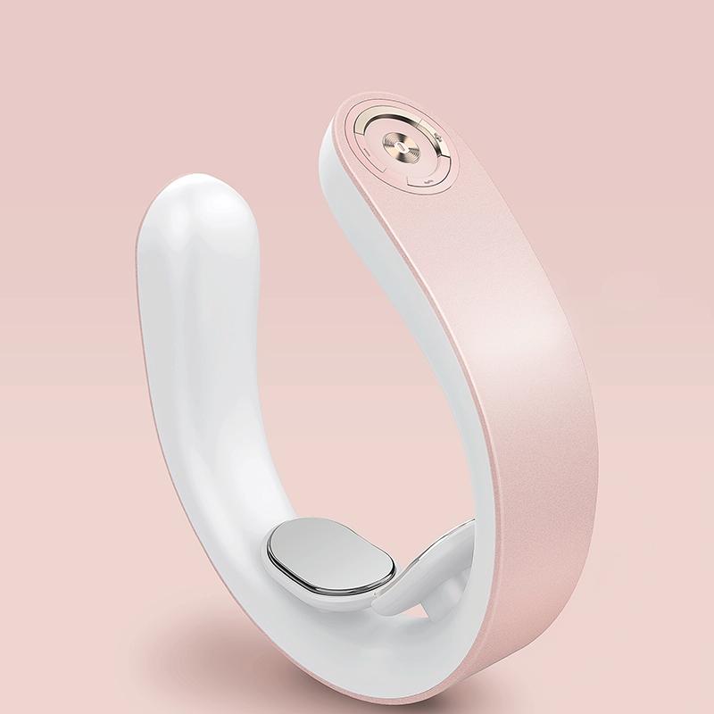 Intelligent Shoulder & Neck Massager Pgg Cervical Spine Physiotherapy With Heat & Multi-Function Design - Pink