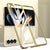For Samsung Galaxy Z Fold4 5G Electroplated Full Coverage Case - Transparent