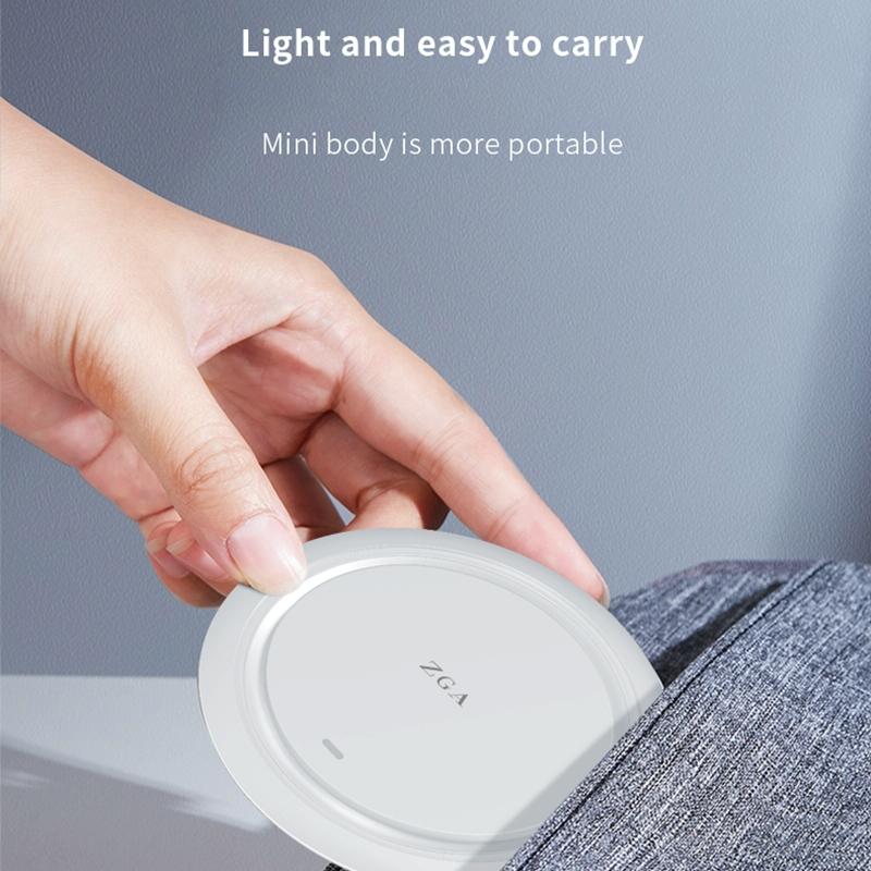 15W Desktop Wireless Charging Pad - White