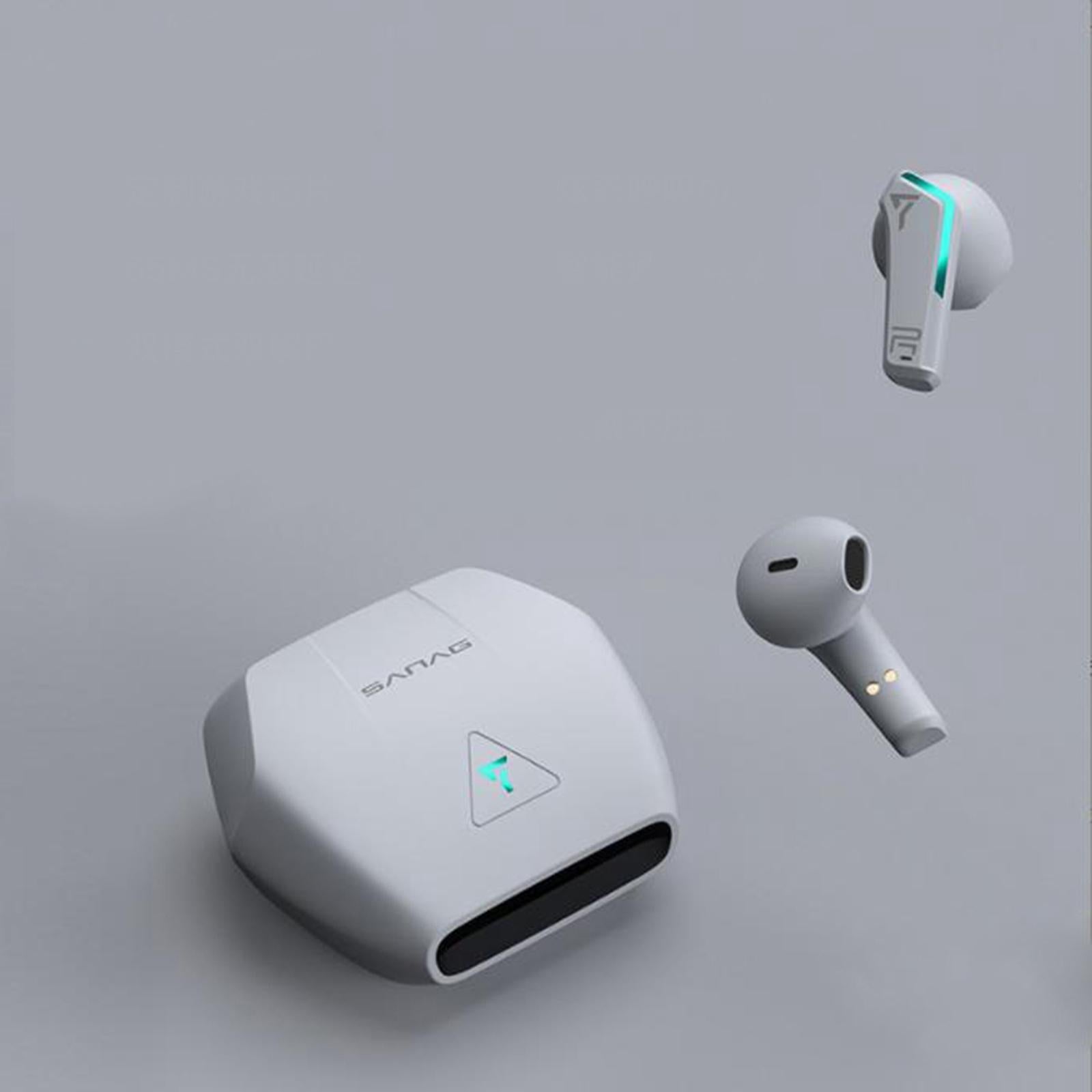 Wireless Bluetooth Gaming Headset with Noise Reduction - White
