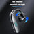 Wireless Bluetooth Headphone With Digital Display - Black - Midnight Blue