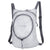 Waterproof Nylon Collapsible Backpack Lightweight Travel Bag For Women And Men - Black