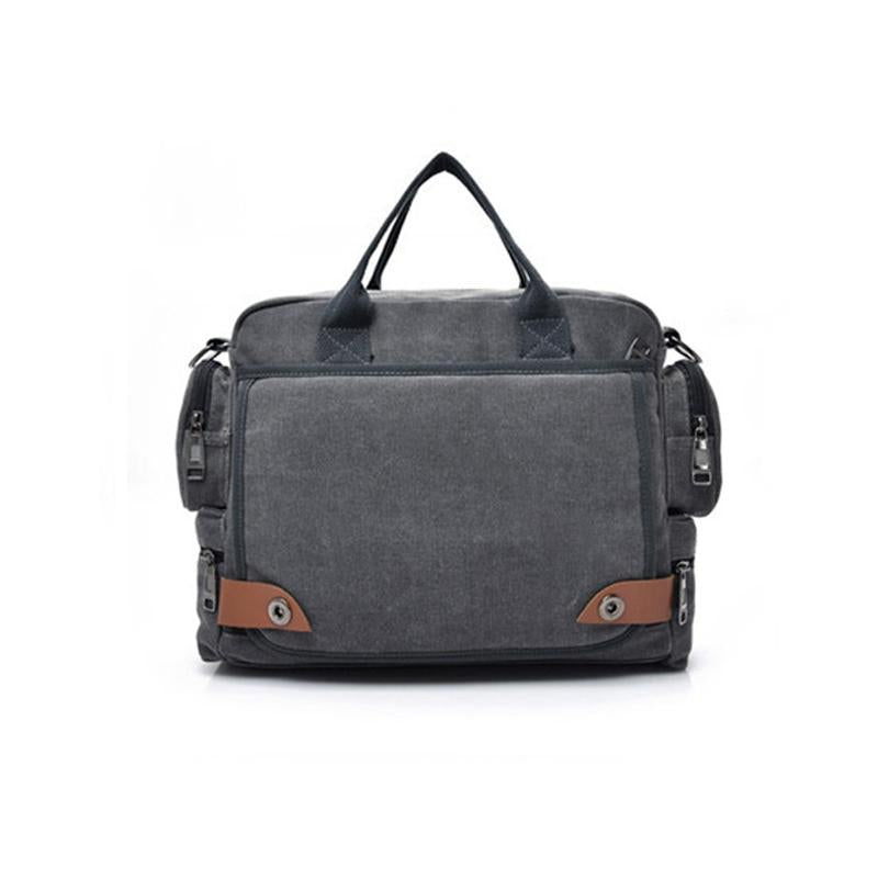 Waterproof Outdoor Laptop Bag Single Shoulder - Coffee