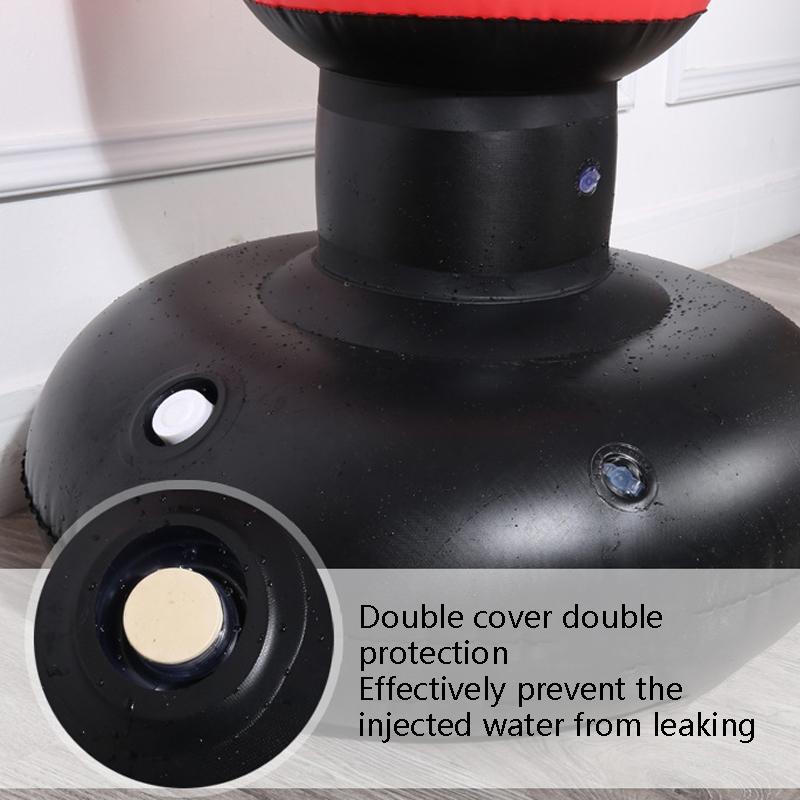 Vertical Inflatable Non-Tumbler Boxing Column - 160Cm Height - Red