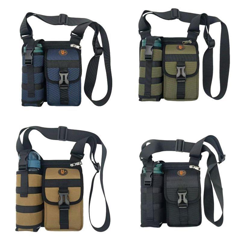 Waterproof Wear Resistant Cross Body Backpack For Outdoor Travel With Single Shoulder Design - Black