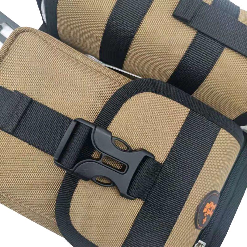 Waterproof Wear Resistant Cross Body Backpack For Outdoor Travel With Single Shoulder Design - Black