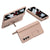 For Samsung Galaxy Z Fold4 5G Magnetic Fold Case - Full Coverage - Wine Red