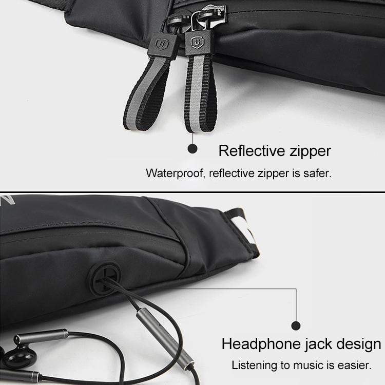 Waterproof Crossbody Waist Bag For Running & Sports - Apple Green