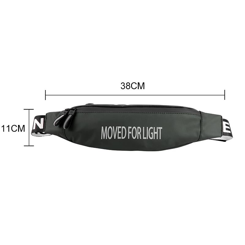Waterproof Crossbody Waist Bag For Running & Sports - Apple Green