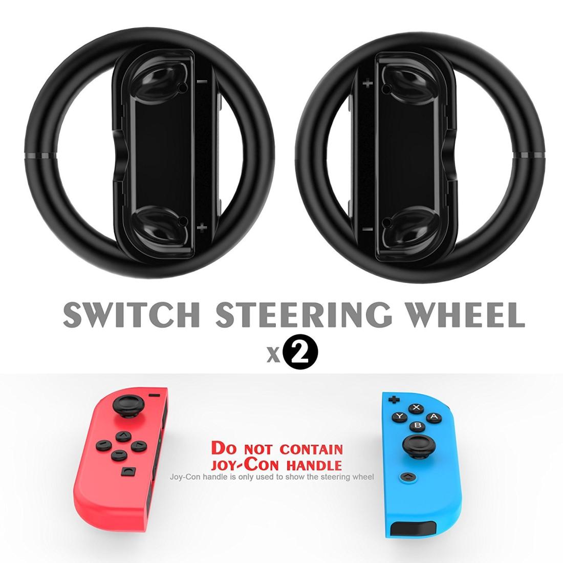 Switch Games Steering Wheel Bracket - Compact - Black