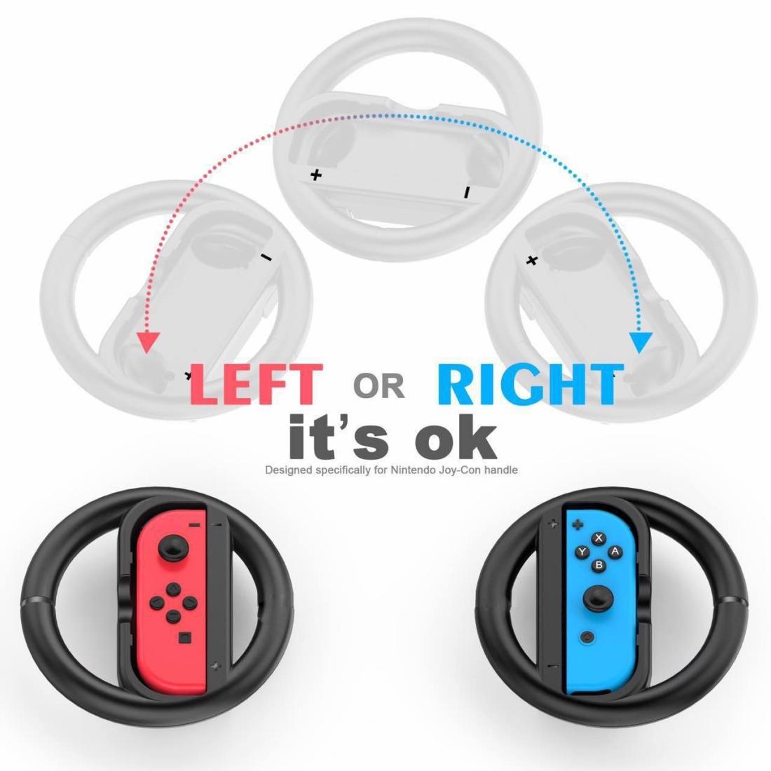 Switch Games Steering Wheel Bracket - Compact - Black