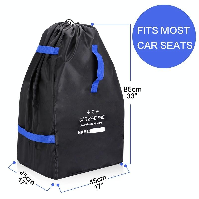 Travel Bag for Car Seat Stroller Wheelchair Storage - Black