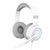 Led Bass Stereo Gaming Headset With Mic - White