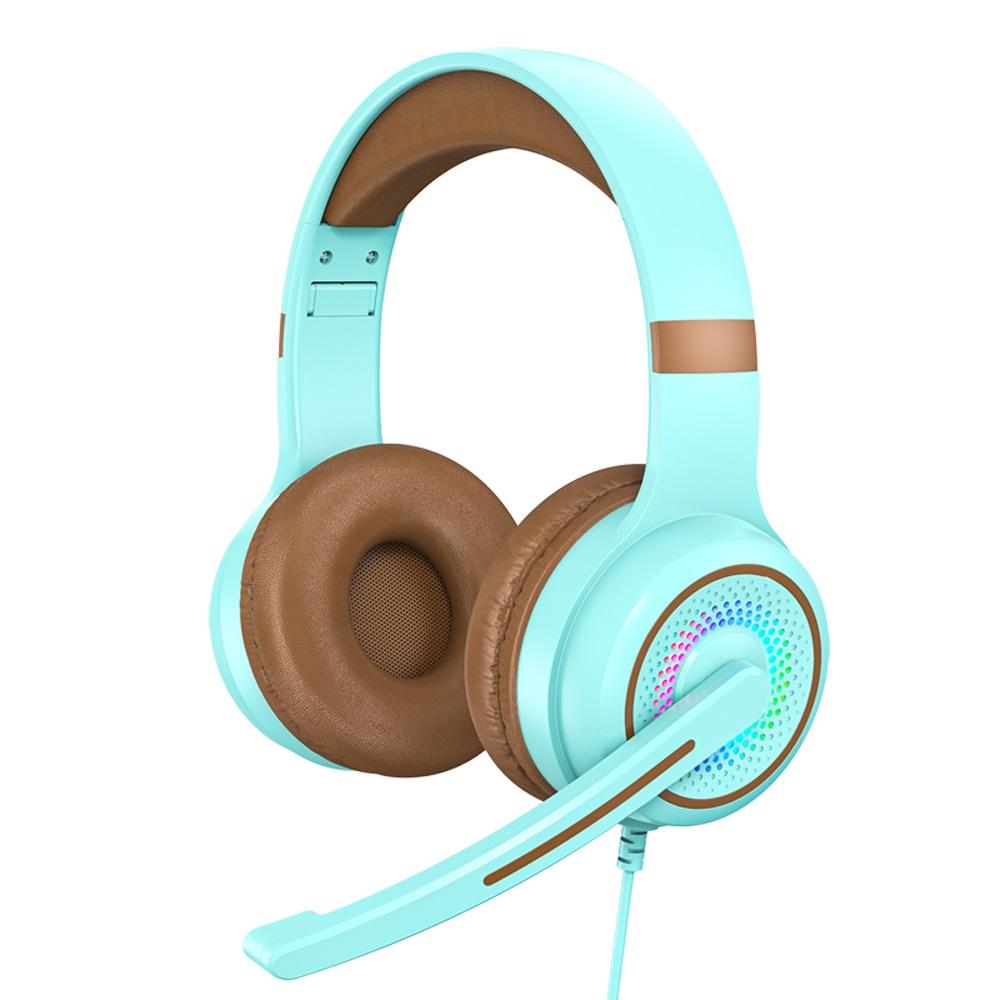 Led Bass Stereo Gaming Headset With Mic - White