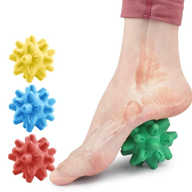 Handheld Hedgehog Massage Ball For Plantar Relaxation And Fitness - Green