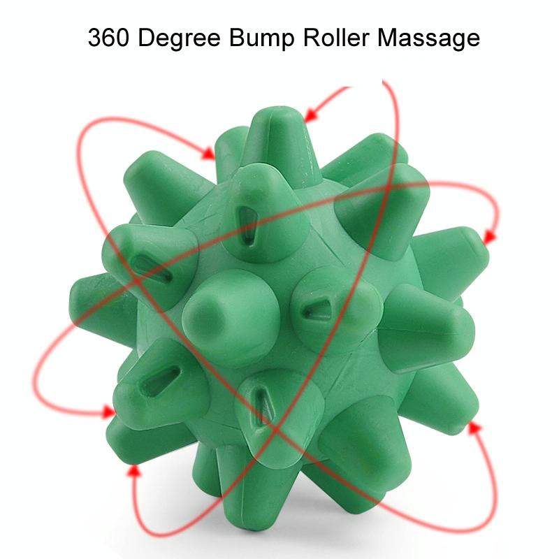 Handheld Hedgehog Massage Ball For Plantar Relaxation And Fitness - Green