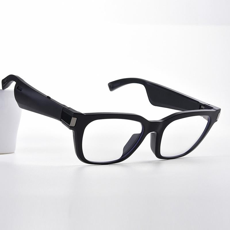 Waterproof Bluetooth Glasses Earphone - Mini Binaural Smart Call - Blue