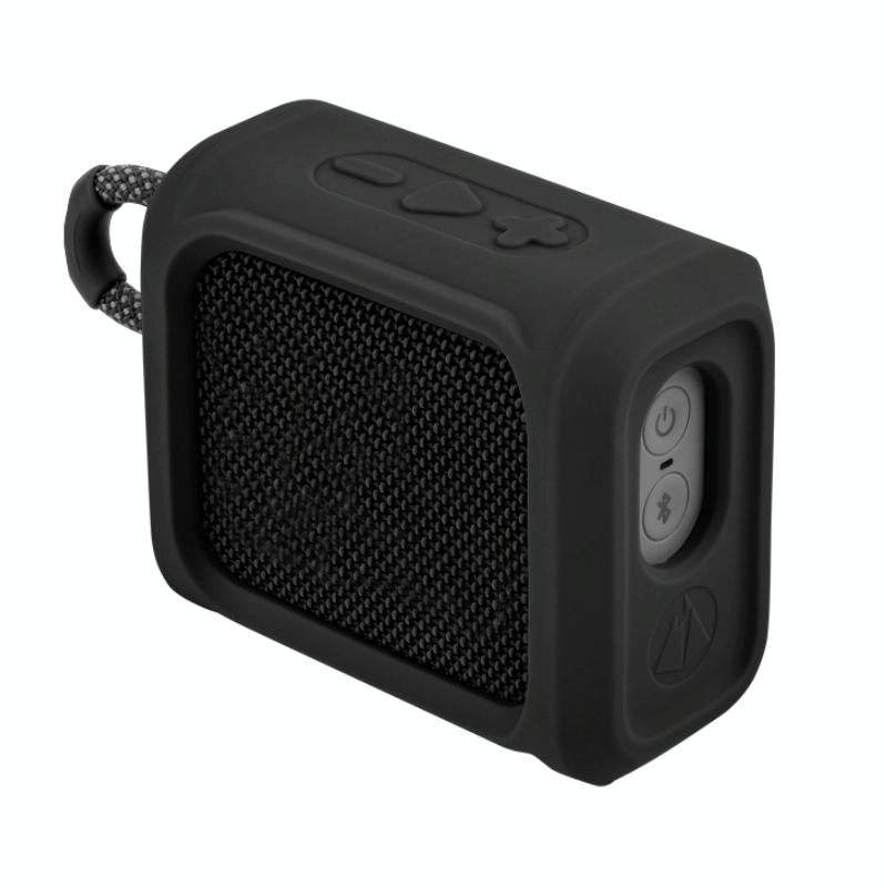 Portable Silicone Speaker Cover with Strap for Jbl Go3 - Black